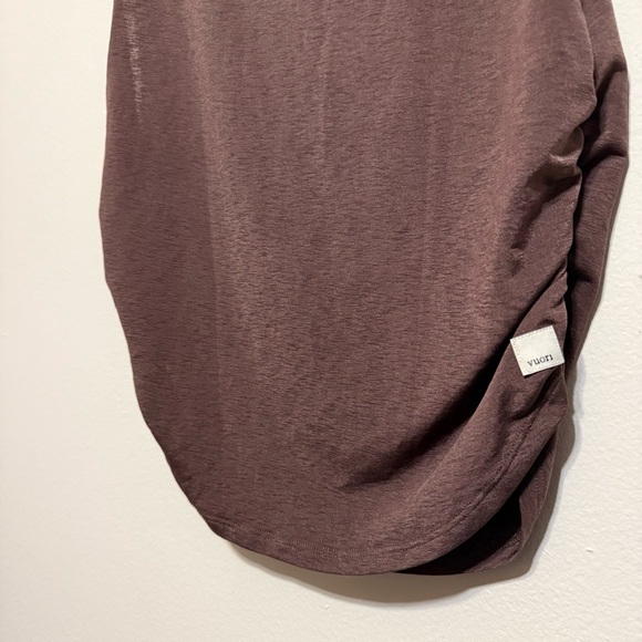 Vuori Westerlies Brown Ruched Tank XL - Picture 4 of 7